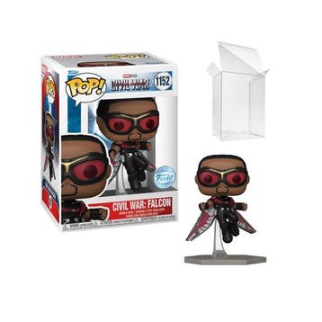 Funko Pop  Captain America   FalconBuildAScene 1152 SE, Verzamelen, Verzenden, Nieuw