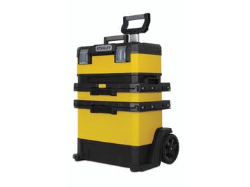 Stanley MP - Gereedschapswagen - 4 onderdelen - Geel - Zwart, Huis en Inrichting, Verzenden, Nieuw