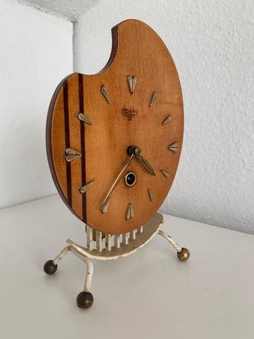 Tafelklok - Orfac - Mid-century modern - Teak - 1960-1970 -