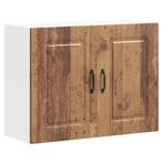 vidaXL Keukenbovenkast Kalmar bewerkt hout oud houtkleurig, Verzenden, Nieuw