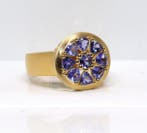 Zonder minimumprijs - Ring Zilver - 2.25ct. tw. Tanzaniet -