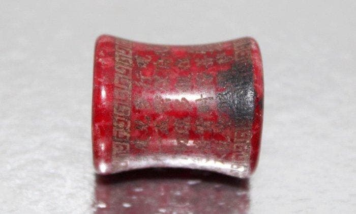 Antiek Boeddhistisch Heilig Chinees handgemaakt kralenamulet, Verzamelen, Mineralen en Fossielen