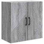 vidaXL Wandkast Grijs Sonoma 59 x 31 x 60 cm Bewerkt hout, Verzenden, Nieuw