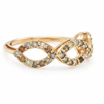 Zonder minimumprijs - Ring - 14 karaat Geel goud - 0.55ct., Nieuw
