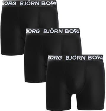 Bjorn Borg Sports Boxers 3-Pack Zwart maat L Heren, Verzenden
