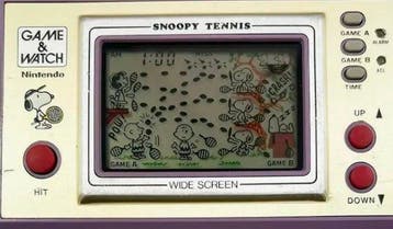 Nintendo - Game & Watch - Wide Screen - Snoopy Tennis -