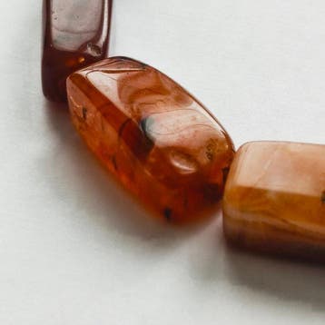 Route de la Soie, Asie centrale Agate de feu Talisman en