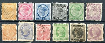 Ceylon, Goudkust, Prins Edwardeilanden, Brits-Honduras,, Gestempeld
