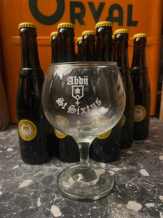 Westvleteren - XII met origineel glas - 33cl - 12 flessen, Collections, Vins
