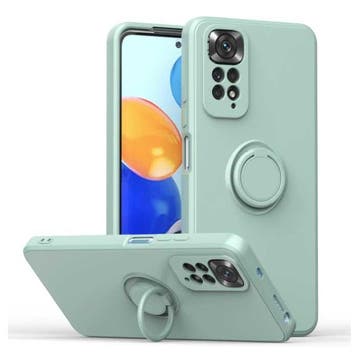 Xiaomi Mi 12 Hoesje met Ring Kickstand en Magneet -, Verzenden