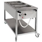 Bain-Marie Wagen | Elektrisch | 3x 1/1 GN | 0°C/90°C |, Zakelijke goederen, Verzenden, Nieuw in verpakking