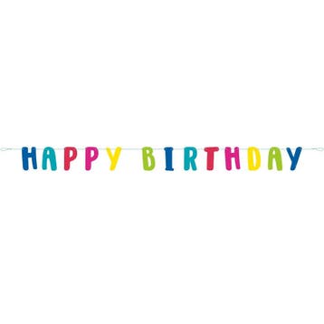 Lama Letterslinger Happy Birthday 1,83m, Verzenden, Nieuw