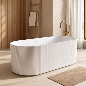 Ligbad Havana  170 x 80 x 58 cm Vrijstaand Bad wit, Verzenden, Nieuw