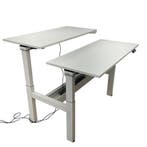 Refurbished Steelcase Ology Duo Zit Sta Bureau, Verzenden, In hoogte verstelbaar, Zo goed als nieuw