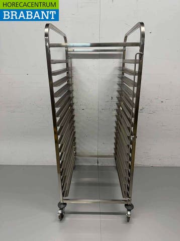 HCB RVS Regaalwagen 32 x 60/40 cm Bakery norm Horeca, Ophalen of Verzenden