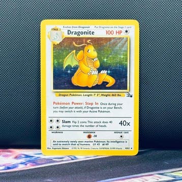 Pokémon Card - DRAGONITE HOLO 4 - Pokémon