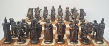 Schaakspel - Reconquista Cristianos y Moros - Metaal