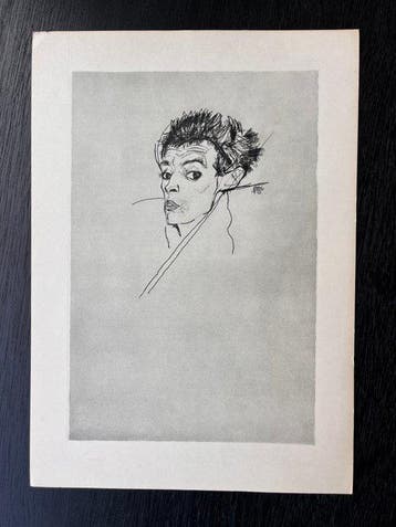 Egon Schiele (1890-1918), after - Self portrait