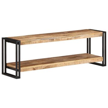 vidaXL Tv-meubel 120x30x40 cm ruw mangohout, Huis en Inrichting, Kasten |Televisiemeubels, Verzenden, Nieuw
