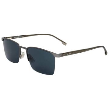 2dekans | Hugo Boss Zonnebril - Matte Dark Ruthenium -, Ophalen of Verzenden, Nieuw