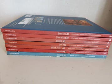 Baudoin Deville / Anspach - 7x C - 7 Album - Eerste druk -