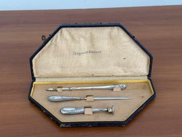 Bureauset - .800 zilver, Nieuw