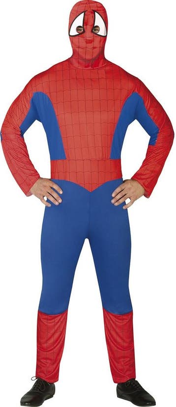 Spiderman Kostuum Rood Blauw Heren, Verzenden, Nieuw