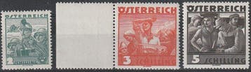 Oostenrijk 1934 - Klederdrachten - 567-587, Gestempeld