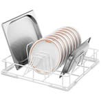 Bordenkorf staal wit | 16 vakken | 400x400x120(h)mm, Verzenden, Nieuw in verpakking