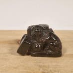 Shi shi con timbri - Hout - Japan - Meiji periode