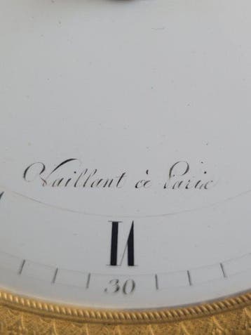 Horloge de table - Antique Marbre - 1800-1850 - Vaillant à, Antiek en Kunst
