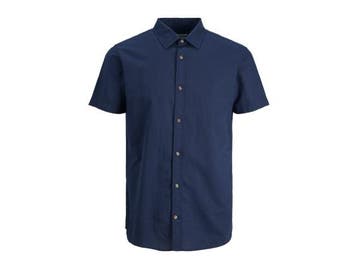 Veiling - Jack &amp; Jones Summer Korte Mouw Overhemd Navy B, Kleding | Heren, Overhemden, Nieuw
