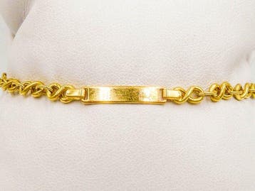 Armband - 18 karaat Geel goud, Handtassen en Accessoires, Nieuw