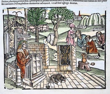 Grüninger Workshop; Folio leaf with woodcut, Virgils