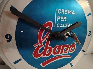 Horloge murale - Pubblicitario - Italia - Aluminium -