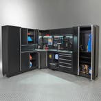 Datona Werkplaatsinrichting PREMIUM met RVS werkblad 560 cm, Ophalen of Verzenden