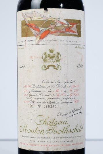 1960 Château Mouton Rothschild - Pauillac 1er Grand Cru