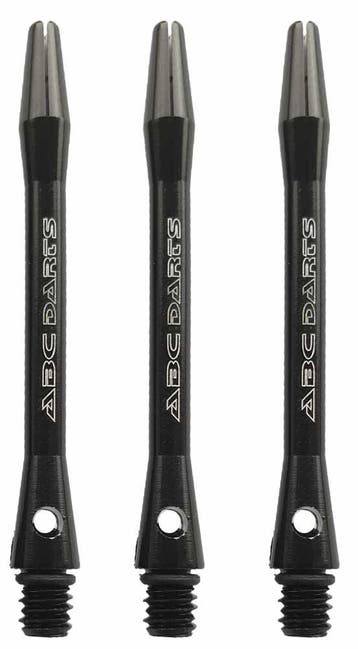 ABC Darts – Aluminium Zwart – 3 sets (Dart Shafts), Ophalen of Verzenden, Nieuw, Shafts