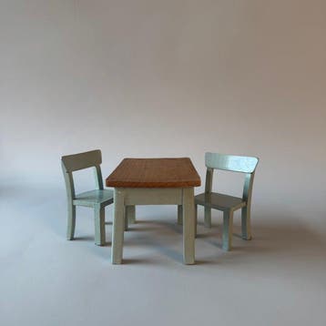 Handgemaakt, ambacht - Speelgoed meubels - 1960-1970