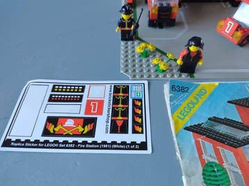 Lego Set - 6382 - Legoland - Fire Station