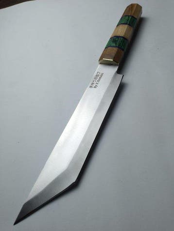K Romain - Couteau de cuisine - Couteau de chef forgé à la