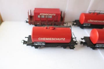 Märklin H0 - 3090 - Treinset (1) - Brandweer treinset van 7, Nieuw