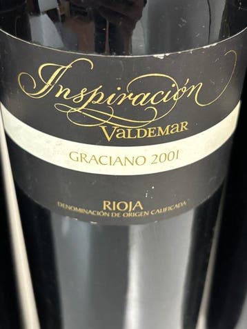 2001 (x2) Valdemar Inspiración Graciano, 2007 Marqies de, Verzamelen, Nieuw