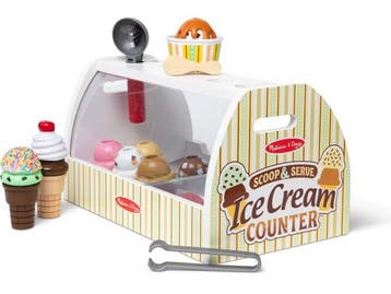 Veiling - Melissa &amp; Doug Scoop &amp; Serve houten ijssal