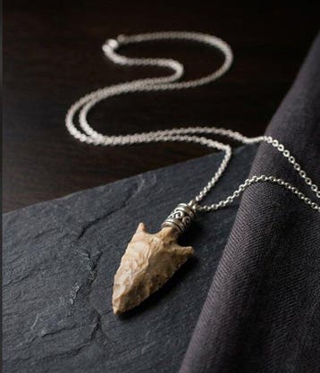 Musteriense Vuursteen Arrowhead (Zonder minimumprijs)