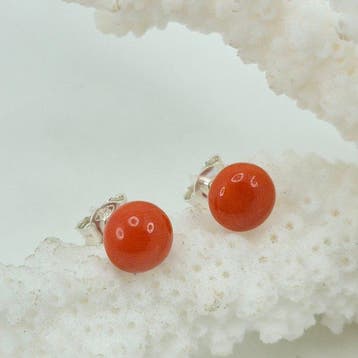 Koraal - Zilver, Zonder reservering - Oorbellen - CORALLO
