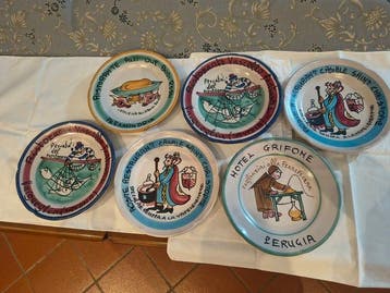Ceramiche Solimene Vietri - Schotel (6) - piatti da