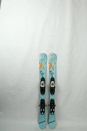 Refurbished - Ski - Salomon Kitten twintip - 100, Sport en Fitness, Skiën en Langlaufen, Gebruikt, 100 tot 140 cm, Salomon, Ophalen of Verzenden