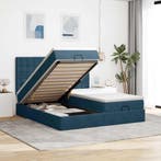 vidaXL Ottoman bed met matrassen 160x200cm fluweel, Huis en Inrichting, Slaapkamer | Bedden, Verzenden, Nieuw
