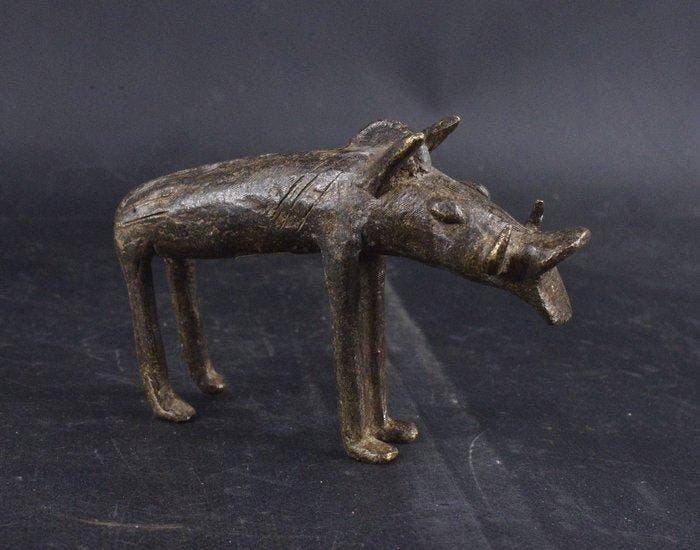 Wrattenzwijn in brons - Standbeeld van een phacochère -, Antiquités & Art, Art | Art non-occidental